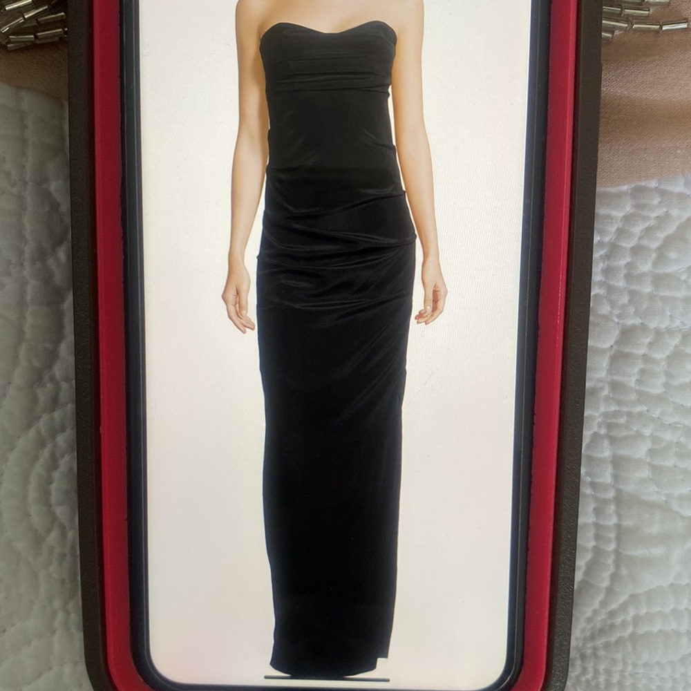 Ruched Strapless Dress
